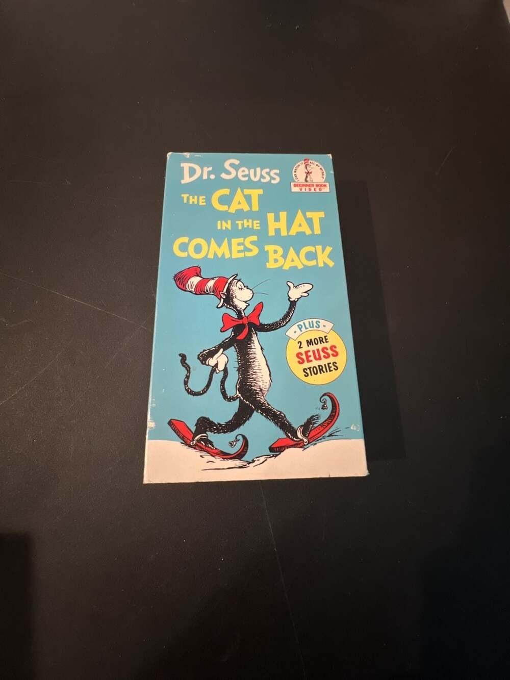 Dr. Seuss The Cat In The Hat Comes Back VHS TESTED
